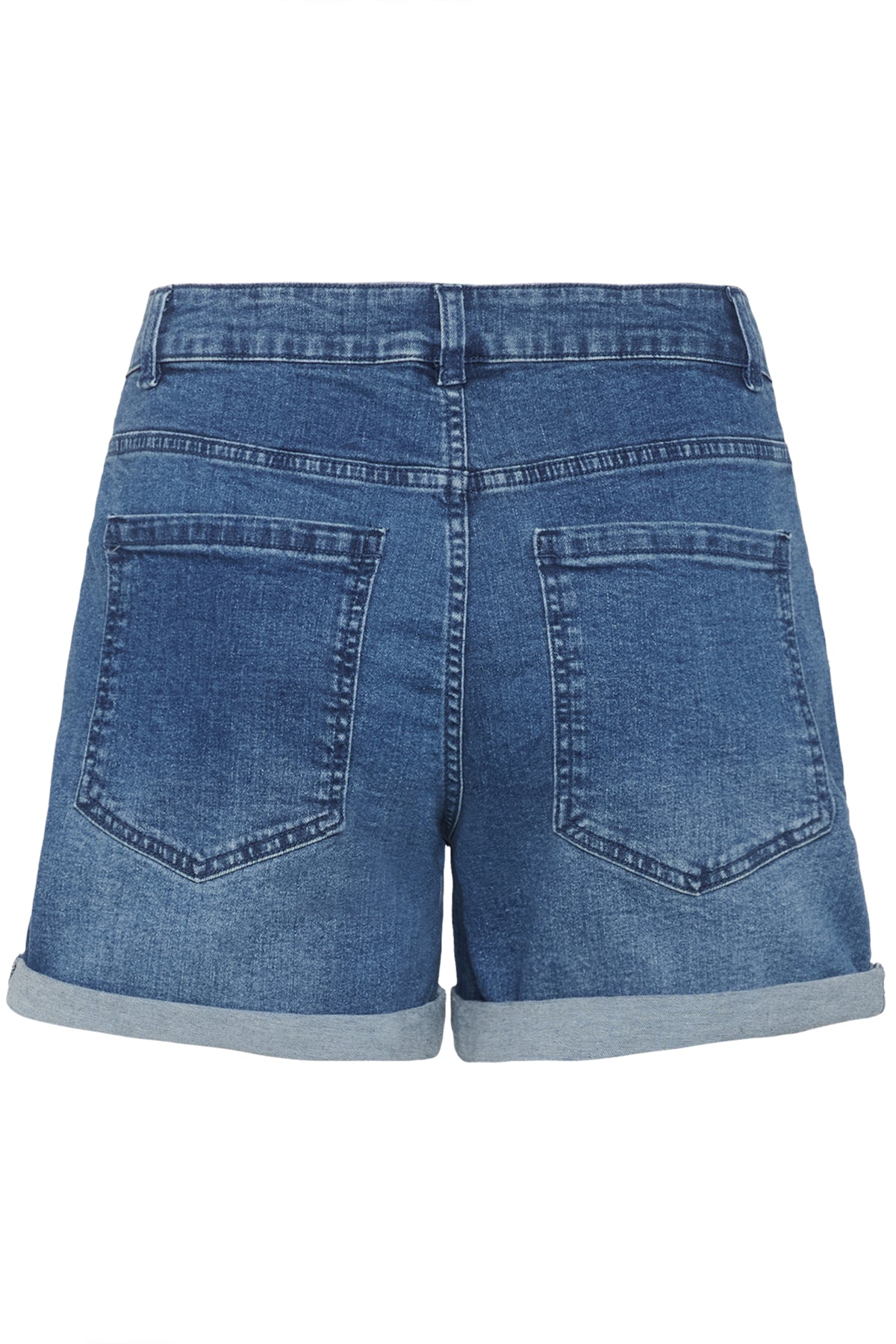 KAlaurine Jeans Shorts Washed/Destroyed Blue Denim - 10510768