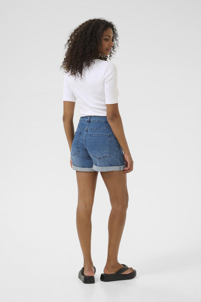 KAlaurine Jeans Shorts Washed/Destroyed Blue Denim - 10510768 Thumbnail