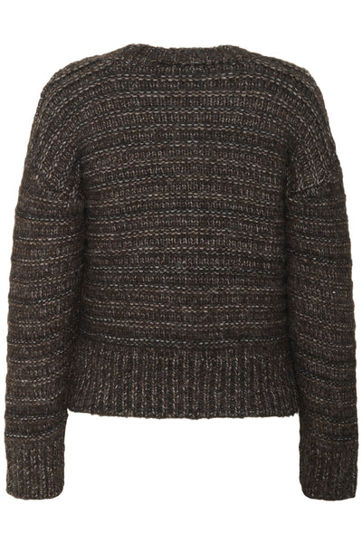 KAmarena Pullover Black Coffee Melange - 1911111 - 10510810 Thumbnail