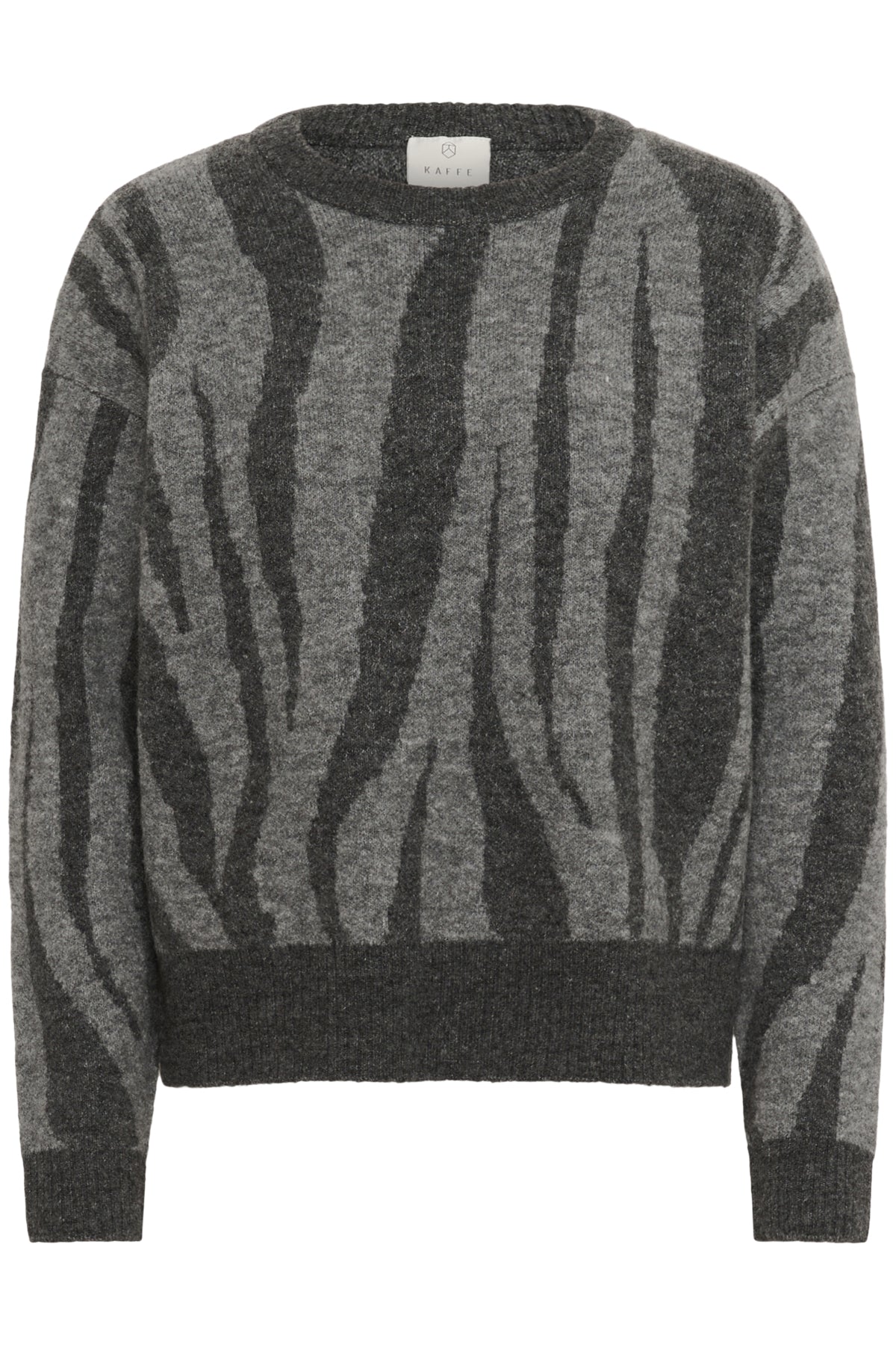 KAbitzy Pullover Grå m / Mörkgrå m djur - - 10510840