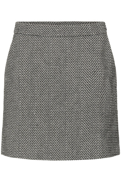 KAvalentina Skirt Black/White Tweed - 108565 - 10510852 Thumbnail