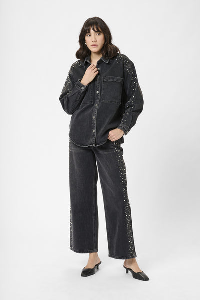 KApetra jeansskjorta Grey vintage wash - 108531 - c Thumbnail