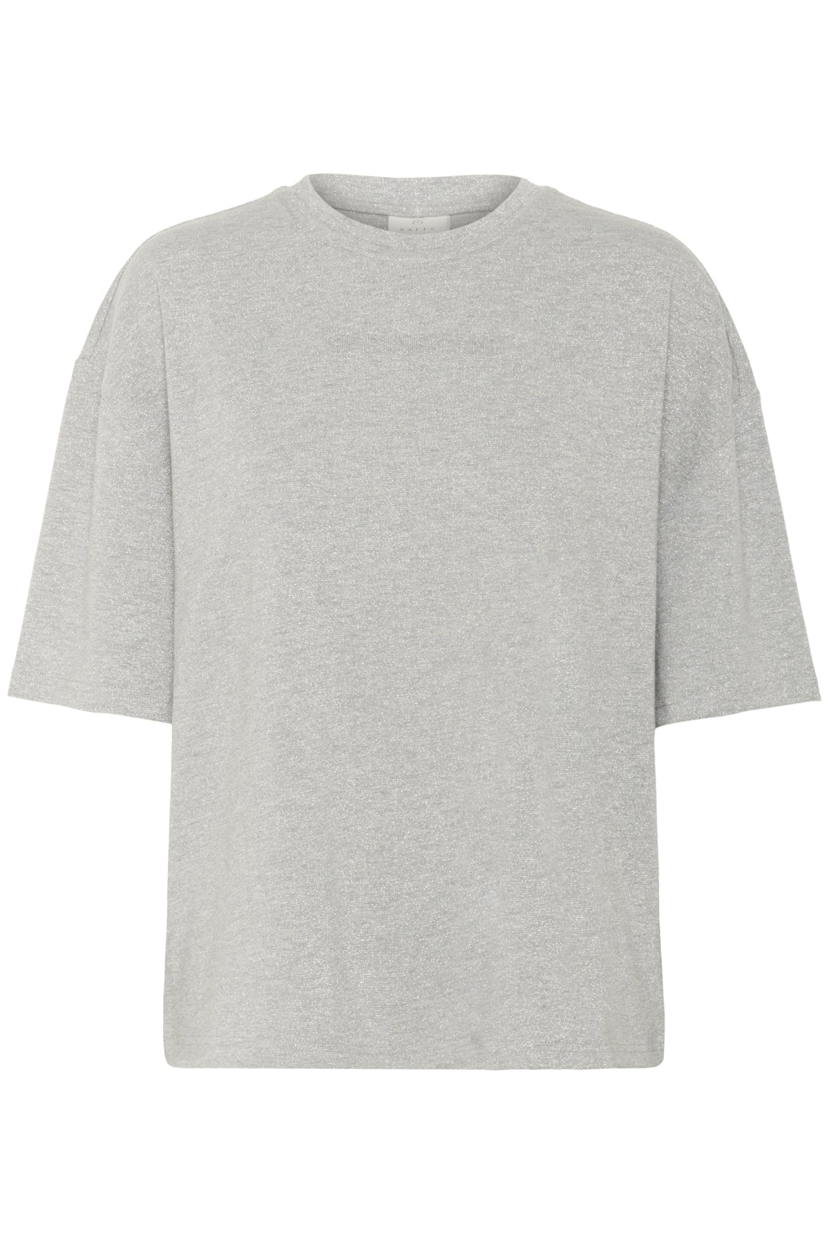 KAbianca T-shirt Ljusgråmelerad Glitter - 1 - 10510937