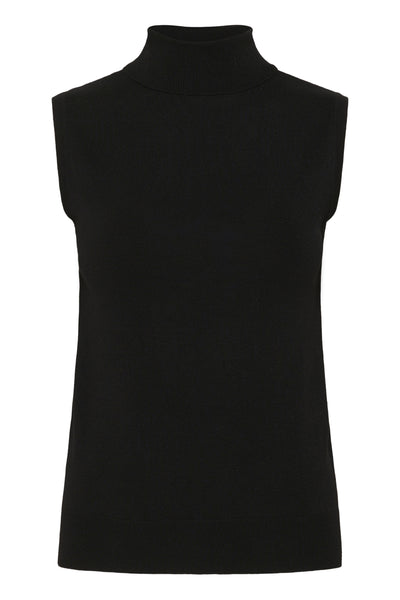 KAlizza Rollneck Top Black deep - 10510977 Thumbnail