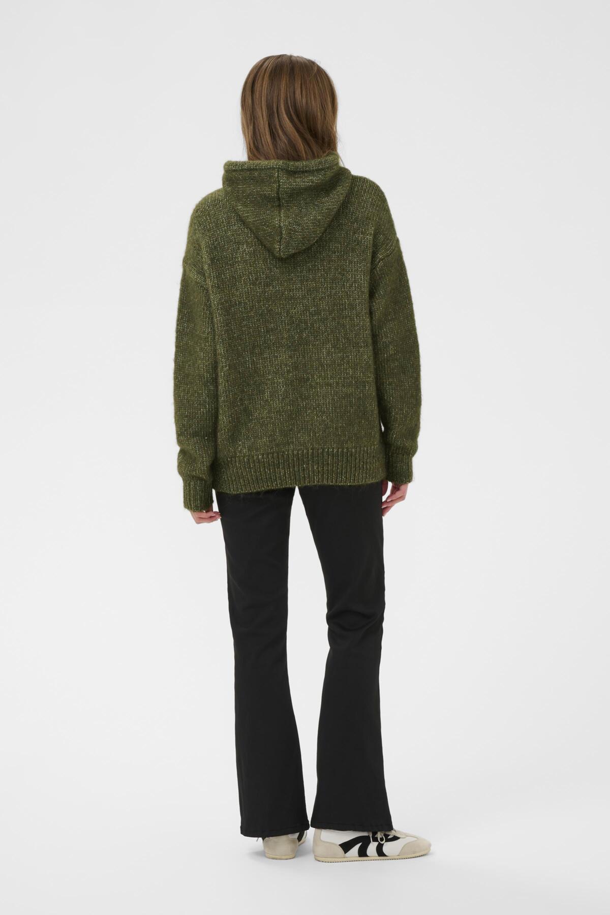 KAuma stickad tröja Ivy Green Melange - 1905121 - 10510990