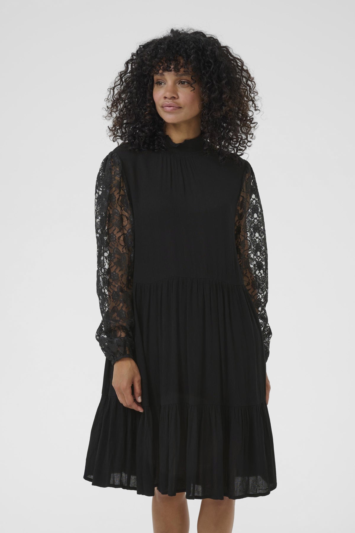 KAstine Amber Lace Dress Black Deep - 100121 - 10511004