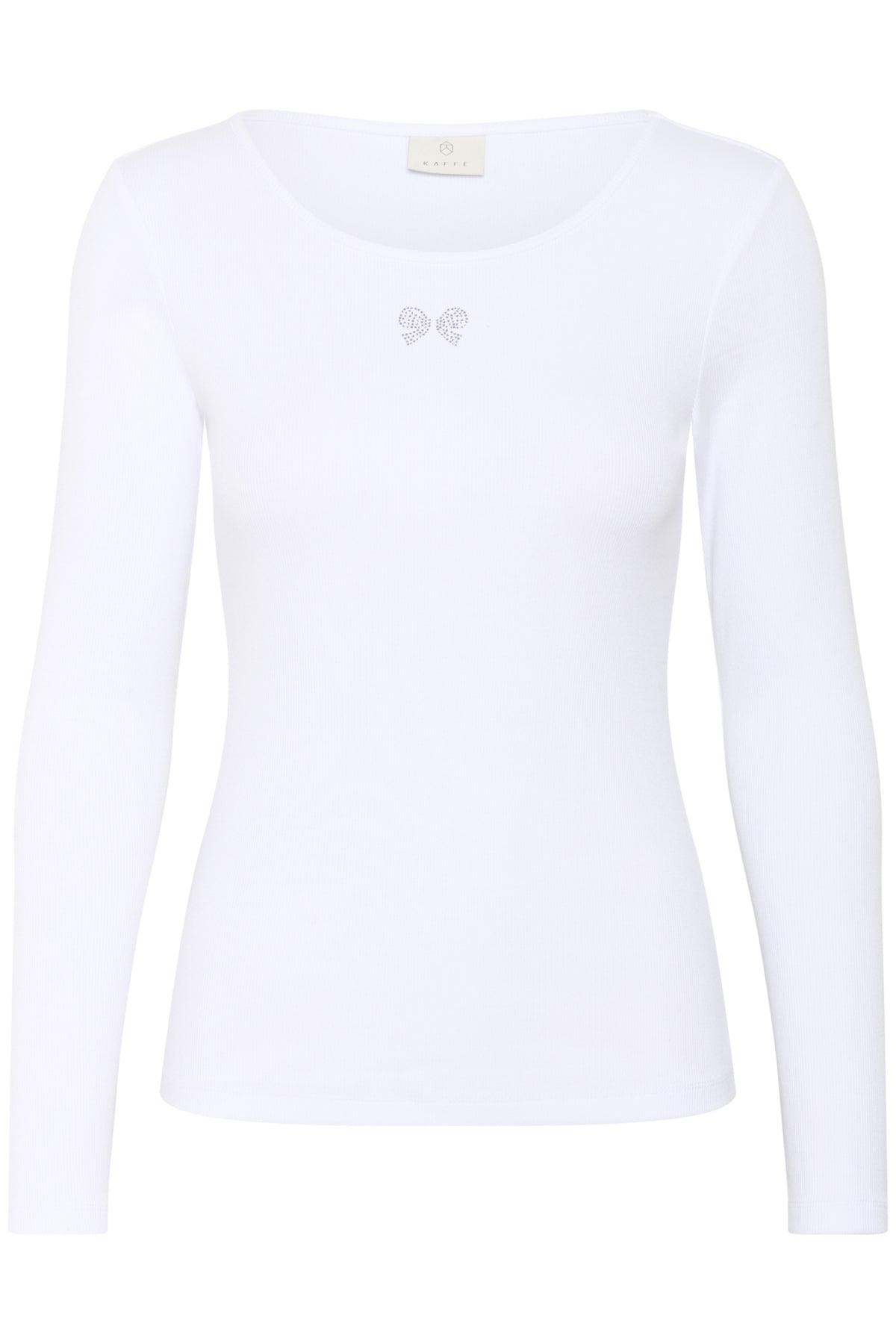 KAcarna Bow T-shirt Optical White - 110601 - 10511012