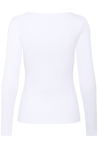 KAcarna Bow T-shirt Optical White - 110601 - 10511012 Thumbnail