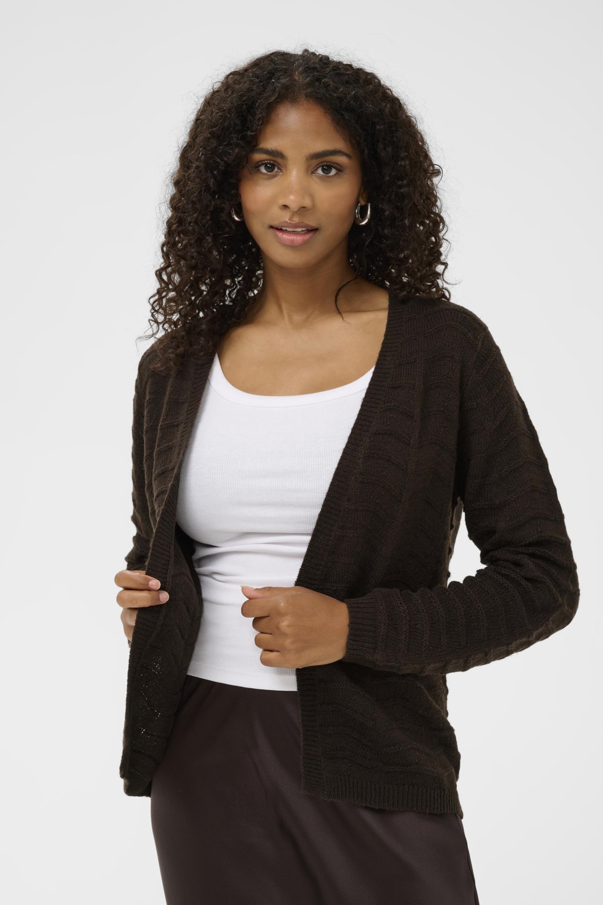 KAemria Short Cardigan Black Coffee - 191111 - 10511020