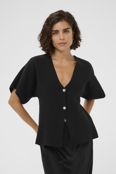 KAjessica Cardigan Black Deep - 100121 - 10511072 Thumbnail