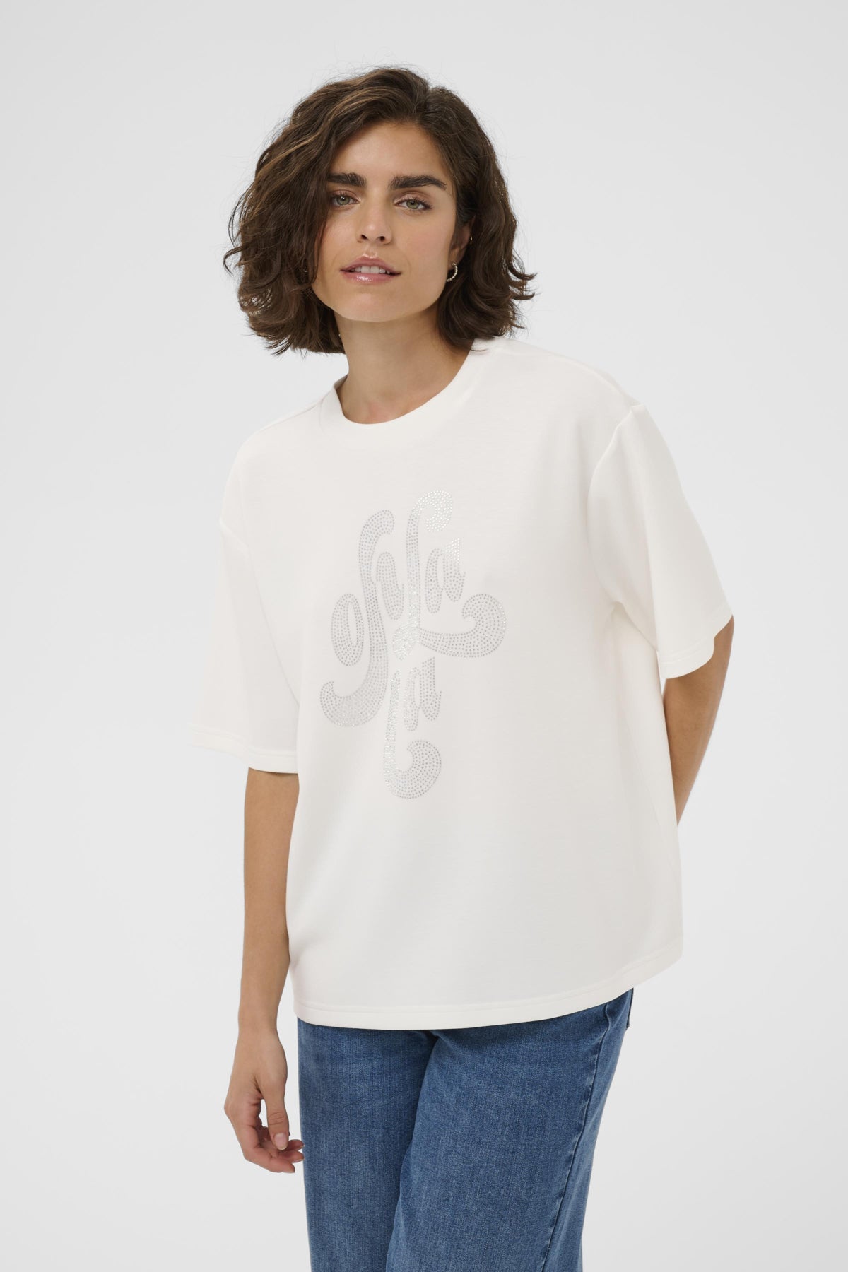 KArosie T-shirt Chalk - 110602 - 10511093