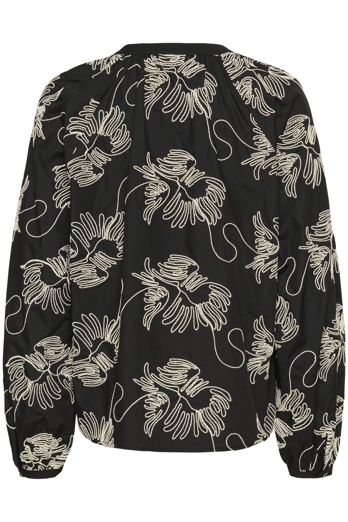 KAvinie Blouse Black Chalk Embroidery - 10883 - 10511096
