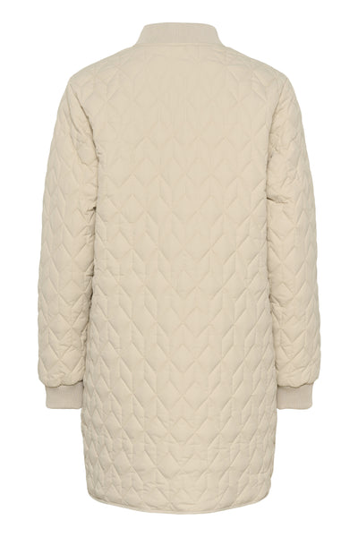 KAlelia Long Quilt Jacket Feather Gray - 151305 - 10511125 Thumbnail