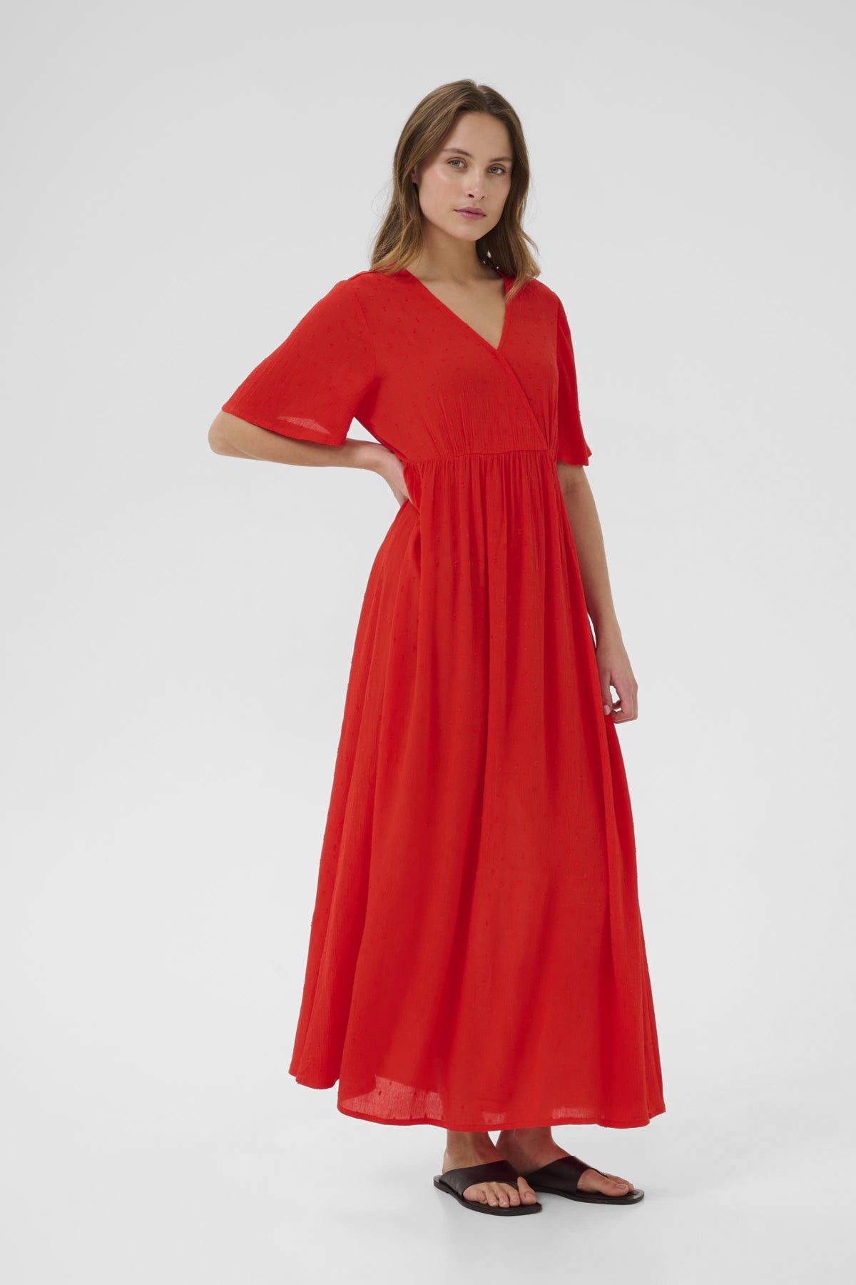 KAmyrna Klänning Fiery Red - 10511145