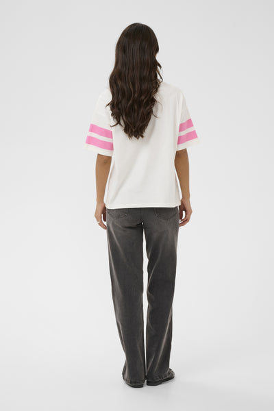 KAhally T-shirt Chalk/PinkPower Texttryck - 1 - 10511173 Thumbnail