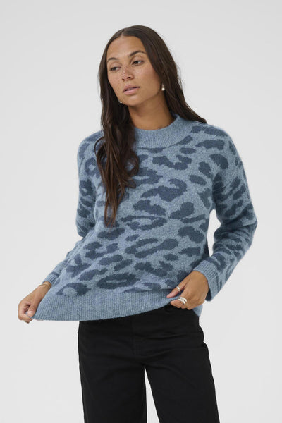KAsandra Pullover LS Windward Blu/Bering Sea Animal - 10511193 Thumbnail