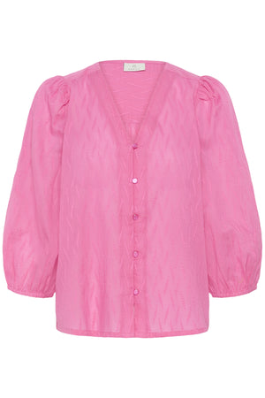 KAgabriela V-Neck Shirt Pink Power - 162118 - 10511205