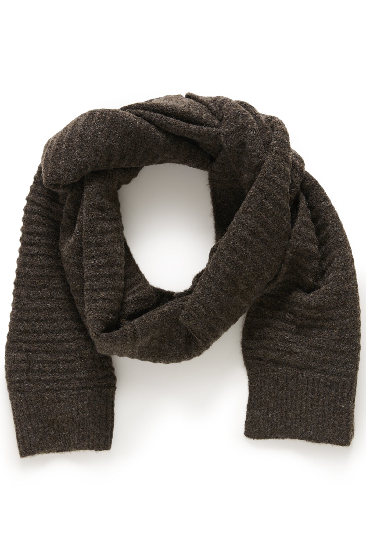 KAabigail Scarf Seal Brown Melange