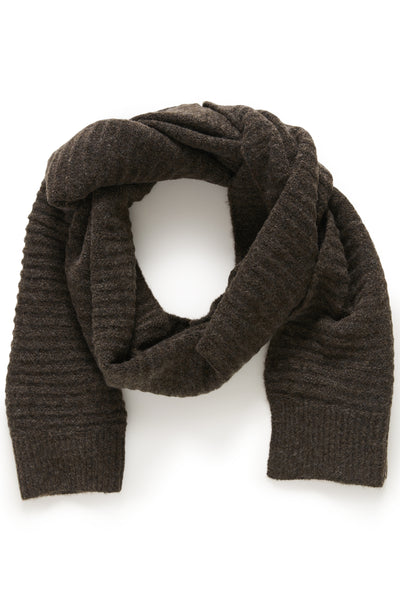 KAabigail Scarf Seal Brown Melange Thumbnail