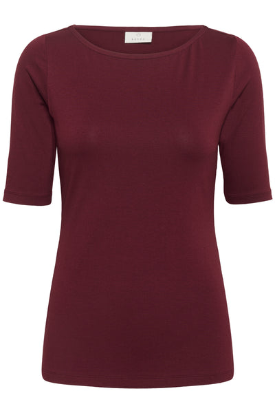 KAyoko Båtringad T-shirt Zinfandel - 191522 - 10511356 Thumbnail