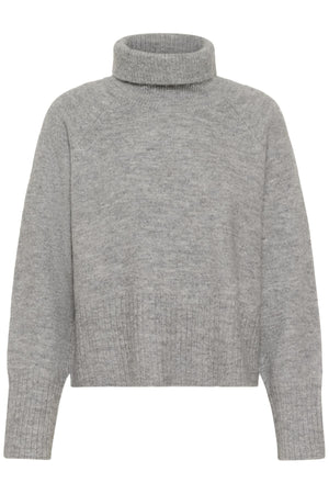 KAerin Rollneck Light Grey Melange - 100126 - 10511382