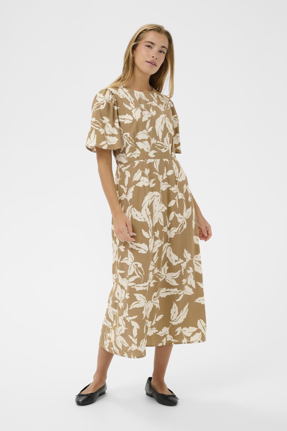 KAmarlo Dress Oak Chalk Leafs - 109010 - 10511407