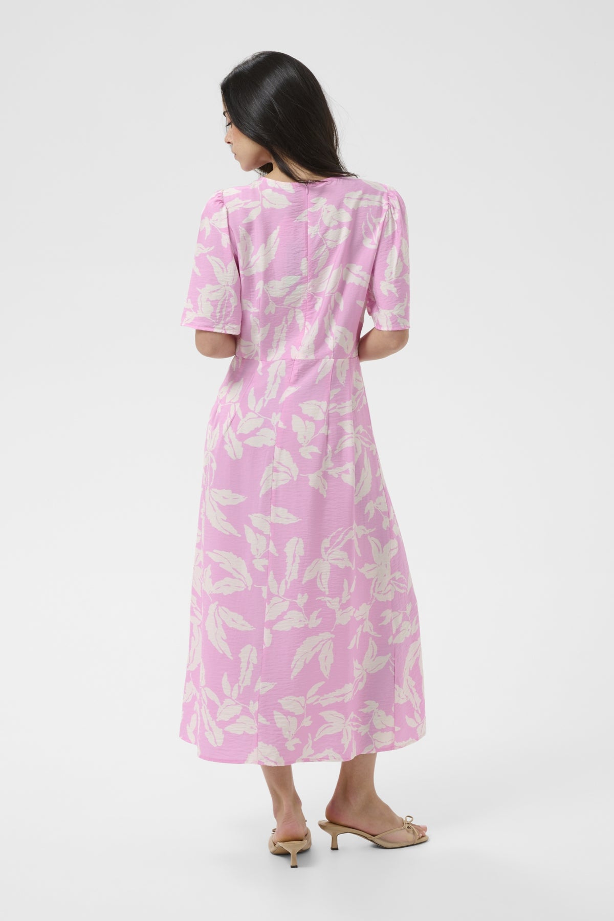 KAmarlo Klänning Pink Frosting Chalk Leafs - 10 - 10511407