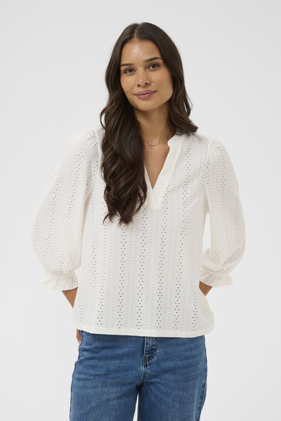KAdonna Blouse Chalk CC. - 106482 - 10511418 Thumbnail