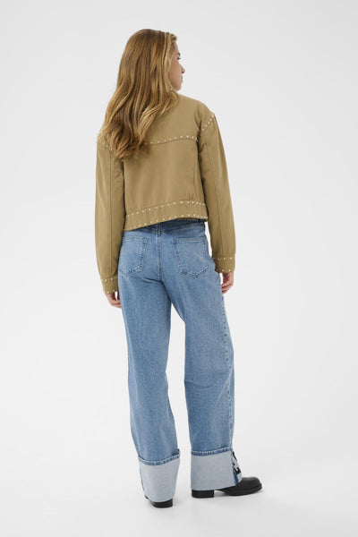 KAbrynn Twill Shirt Washed Petrified Oak Twill - 1 - 10511425 Thumbnail