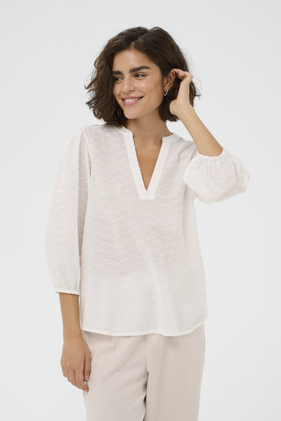 KApenelope Blouse Chalk - 110602 - 10511436 Thumbnail