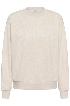 KAmelody Sweatshirt Feather Gray Melange - 1513051 - 10511456