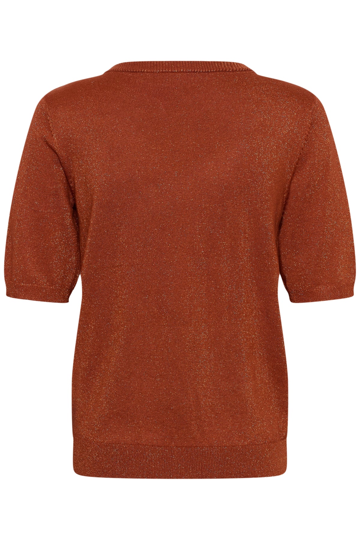 KAregina Stripe V-neck Pullover Henna Shiny - 109811 - 10511730
