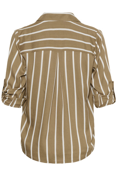 KAbabara Fold-Up Shirt Petrified Oak/Chalk Stripe - 1 - 10511746 Thumbnail