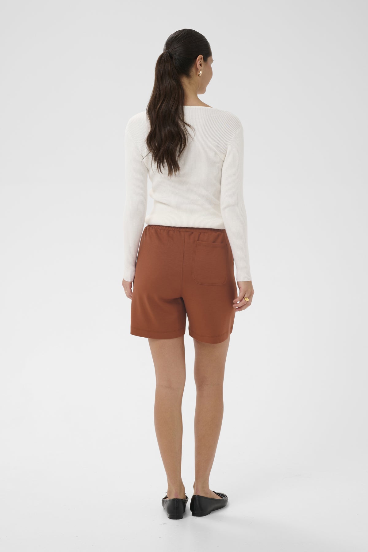 KAannie Jersey Shorts Henna - 191334 - 10511810