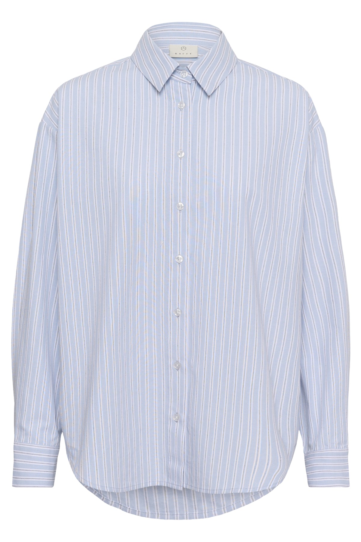 KAaster Skjorta Blue Fog Chalk Black Stripe - - 10511814