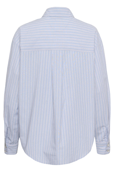 KAaster Skjorta Blue Fog Chalk Black Stripe - - 10511814 Thumbnail