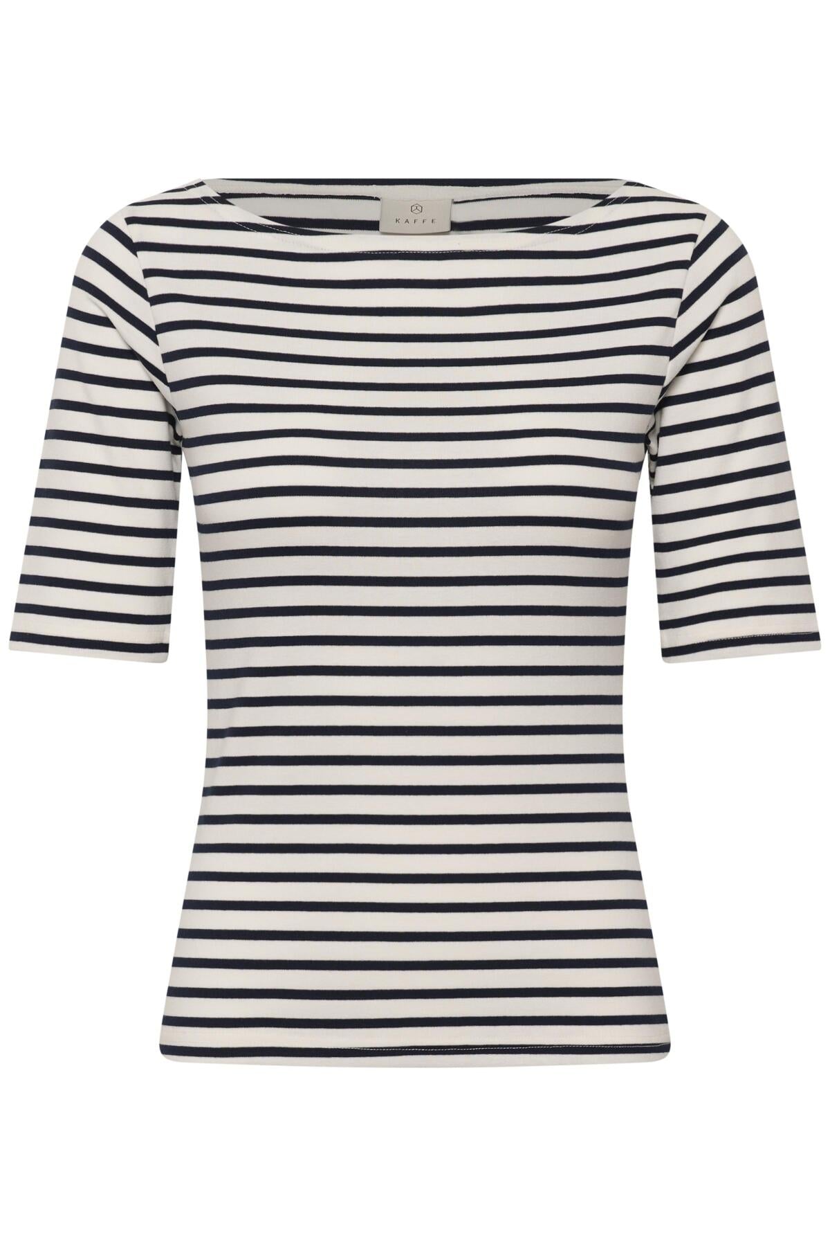KAliddy boatneck T-shirt Chalk/midnight Marine - 109526 - 10511832