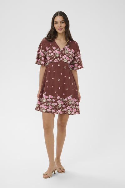 KArosine Dress Henna Border Flower - 1000074 - 10511833 Thumbnail