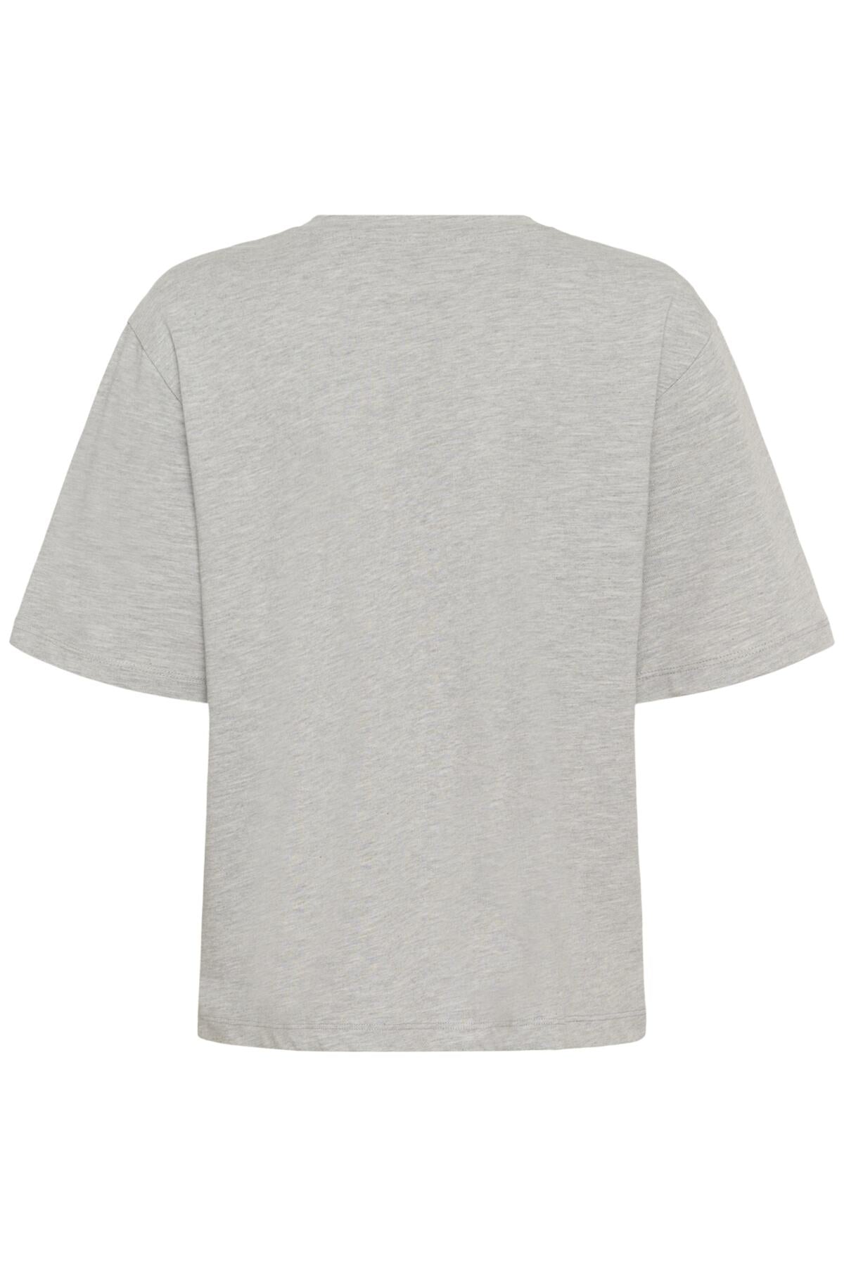 KAsandy T-Shirt Light Grey Melange - 100126 - 10511901