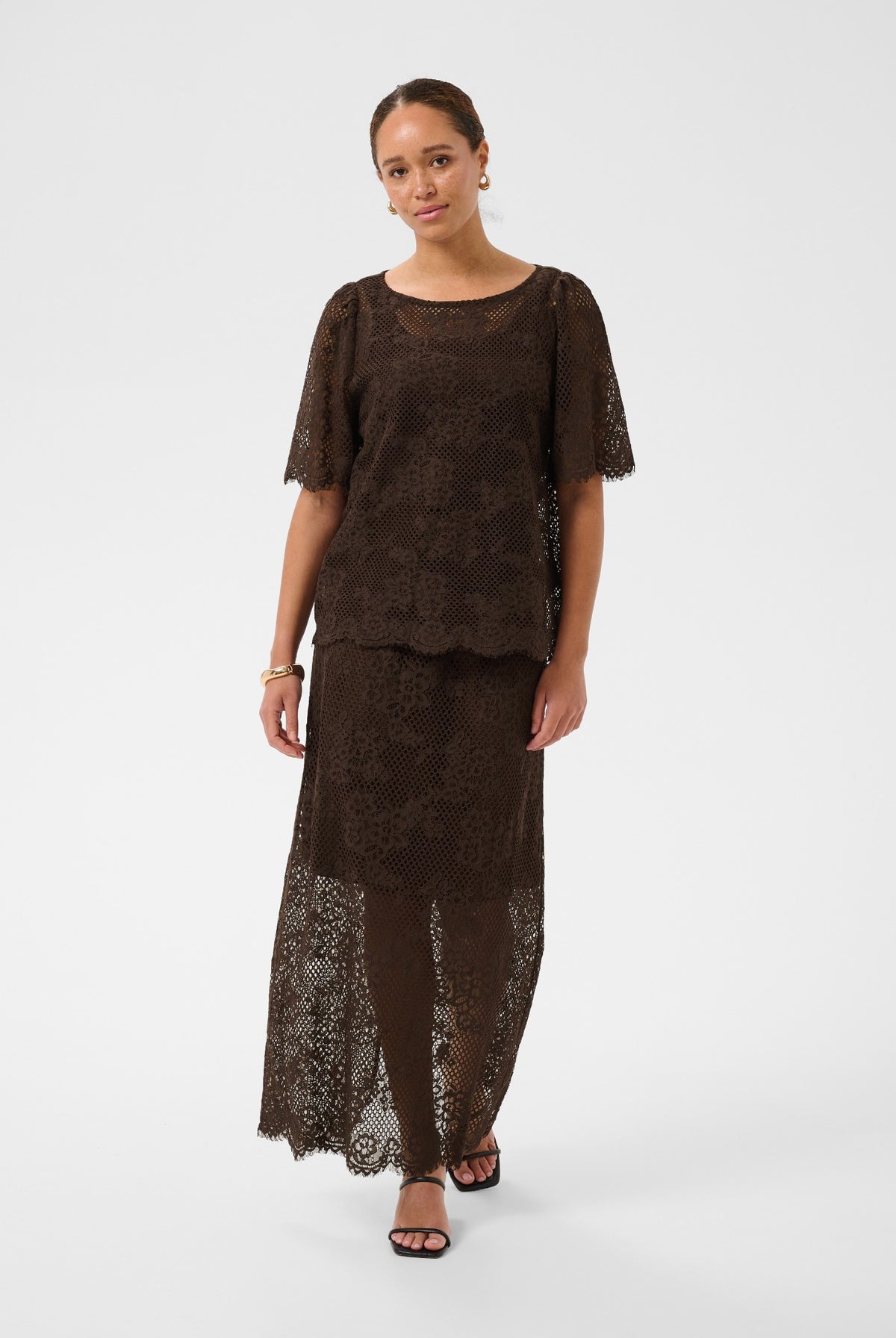 KAcornelia Lace Blouse Coffee Bean - 190915 - 10511919