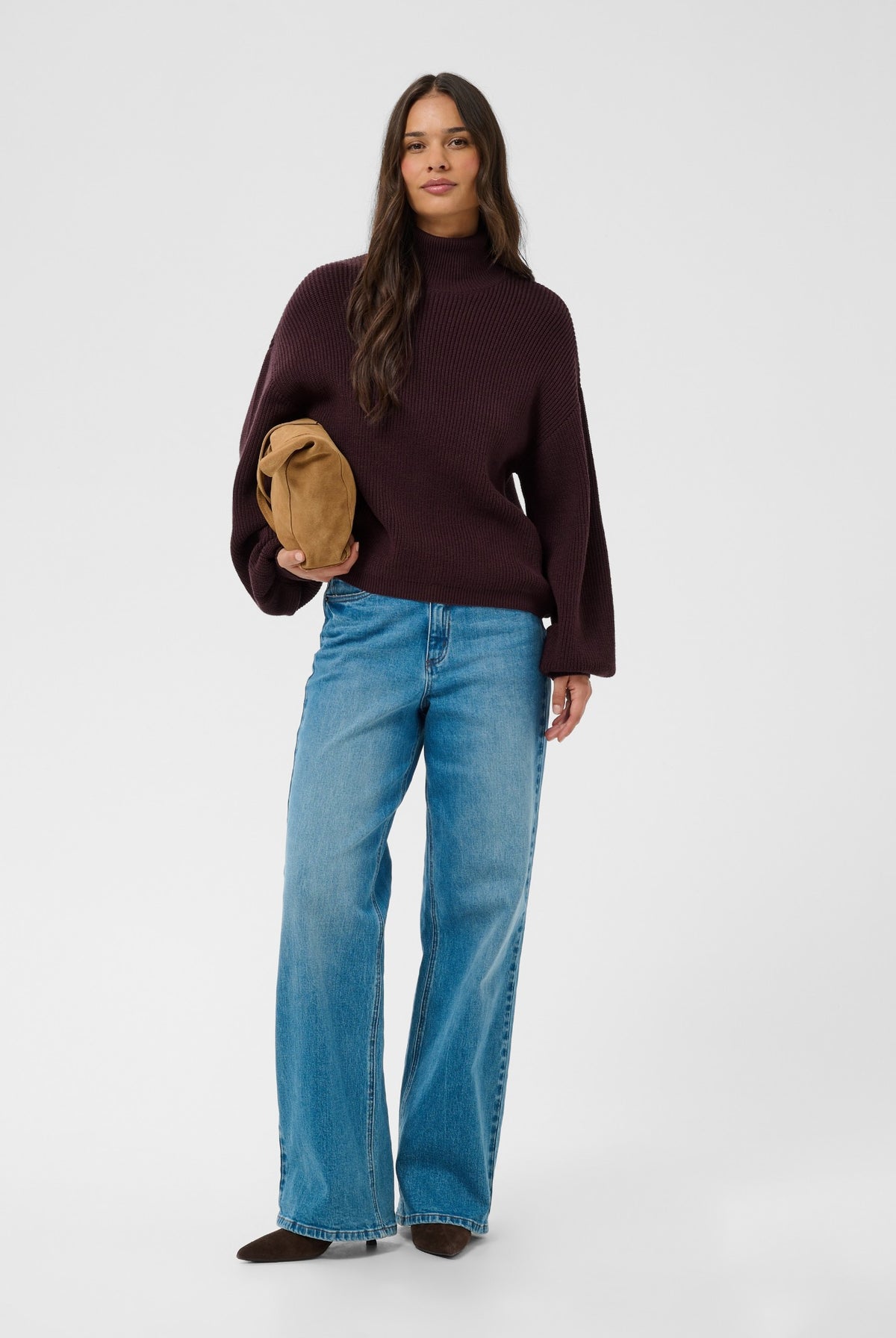 KAbarbara Rollneck Pullover Fudge - 191619 - 10512087