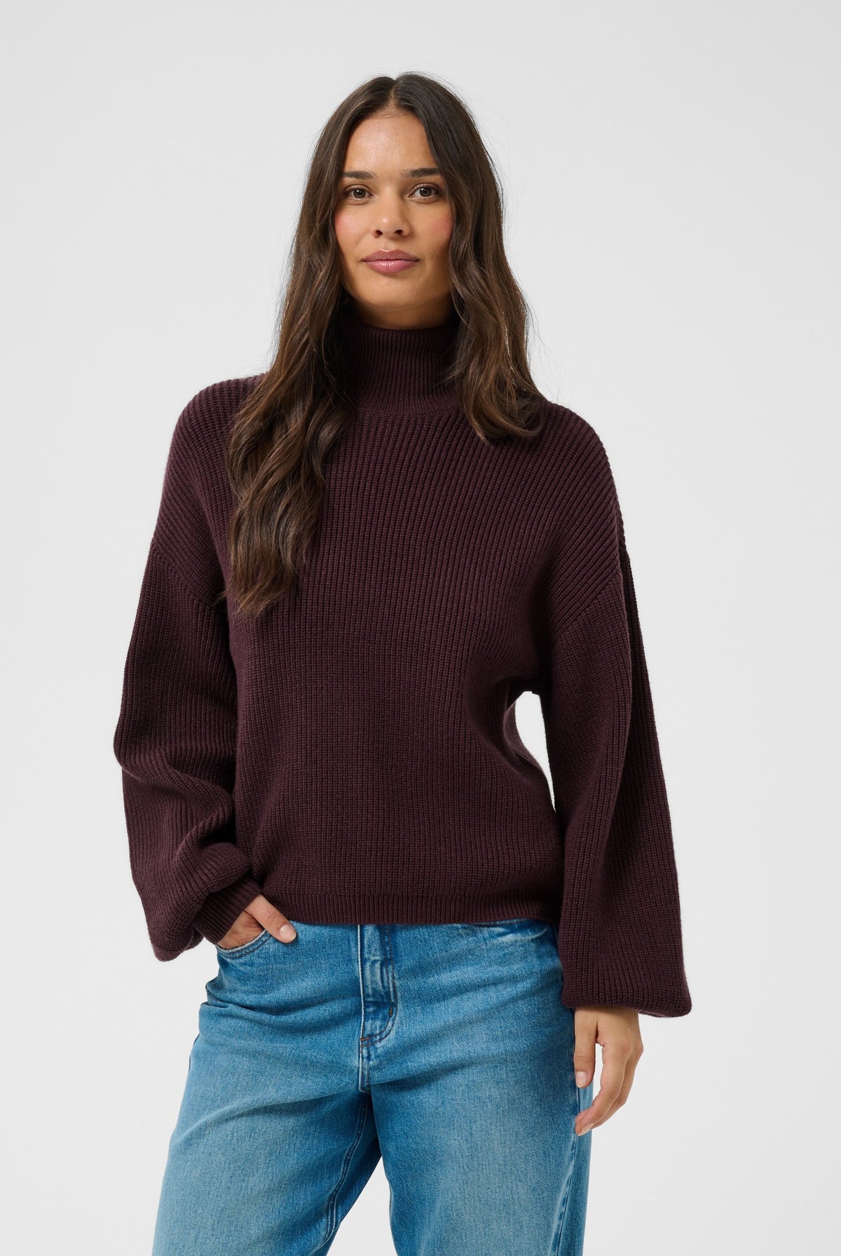 KAbarbara Rollneck Pullover Fudge - 191619 - 10512087