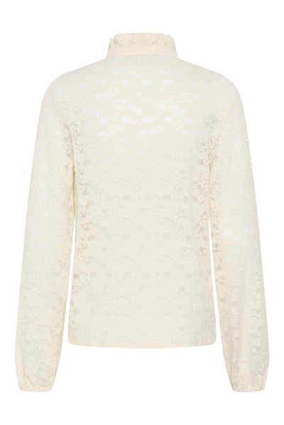 KAgigi Flounce Lace Shirt Whisper White - 110701 - 10512108 Thumbnail