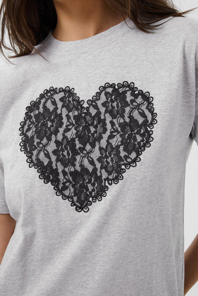 KAgloria T-Shirt Gråmelerad - 100123B - 10512122 Thumbnail
