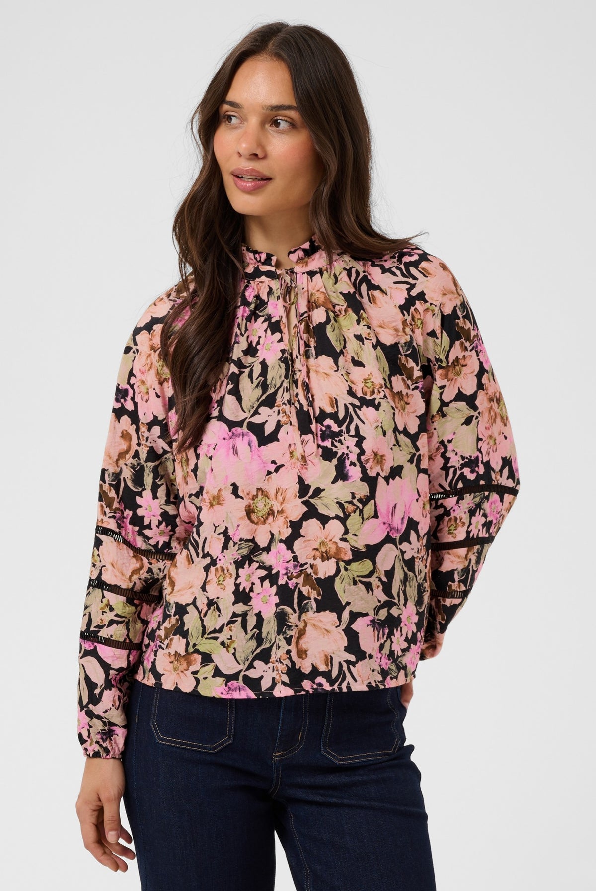 KApatrice Blus Rosa Blommönster - 109806 - 10512140