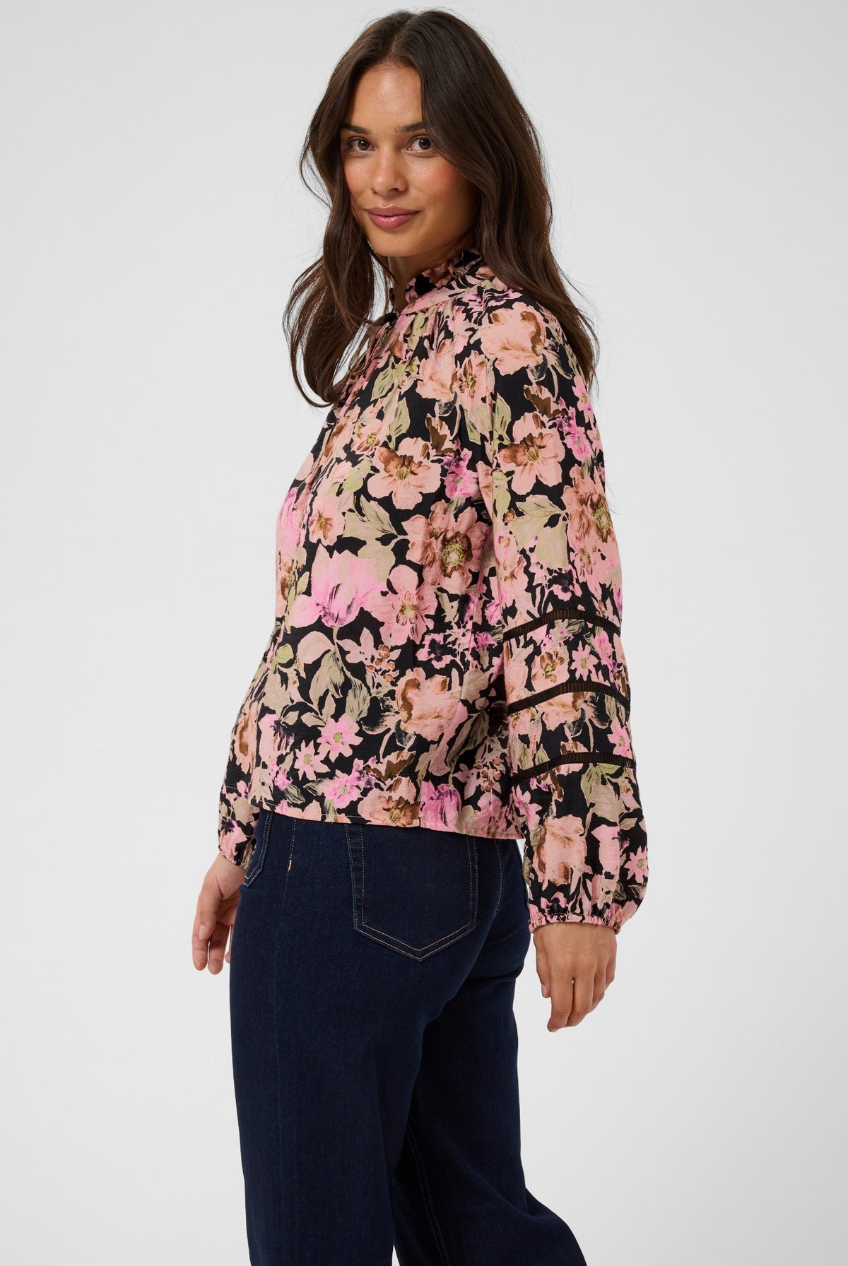 KApatrice Blus Rosa Blommönster - 109806 - 10512140