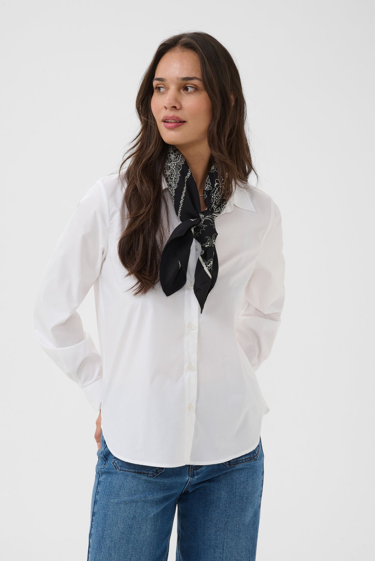 KAgardenia Scarf Black/Turtledove Scarf Print - - 10512184