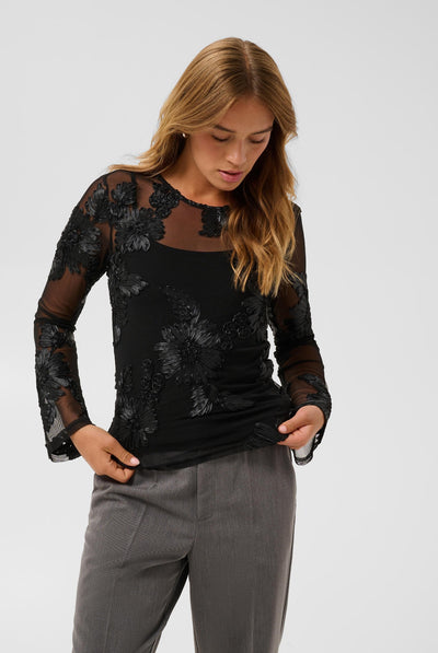 KAjulianne T-Shirt Black Deep - 100121 - 10512186 Thumbnail