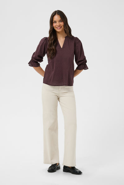 KAjordis Blouse Fudge - 191619 - 10512209 Thumbnail