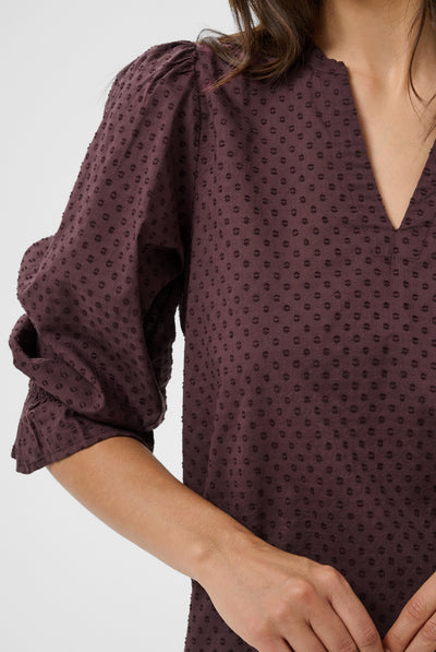 KAjordis Blouse Fudge - 191619 - 10512209 Thumbnail